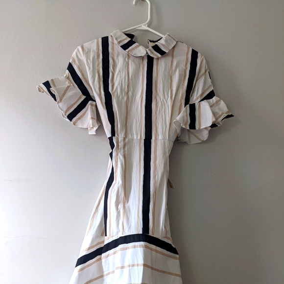 ✨ Fit and flare vertical stripe dress - Picture 2 of 7